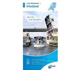 ANWB Waterkaart 1 Friesland